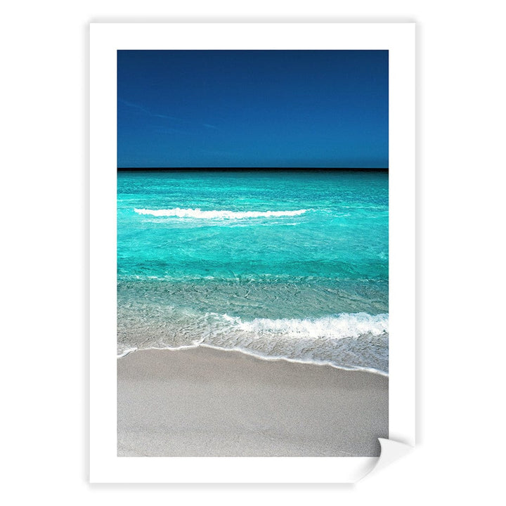 Aqua Blues 1 Binalong Bay Wall Art Print A4 (21 x 29.7cm) / Print Only / White Border from our Australian Made Framed Wall Art, Prints & Posters collection by Profile Products (Australia) Pty Ltd