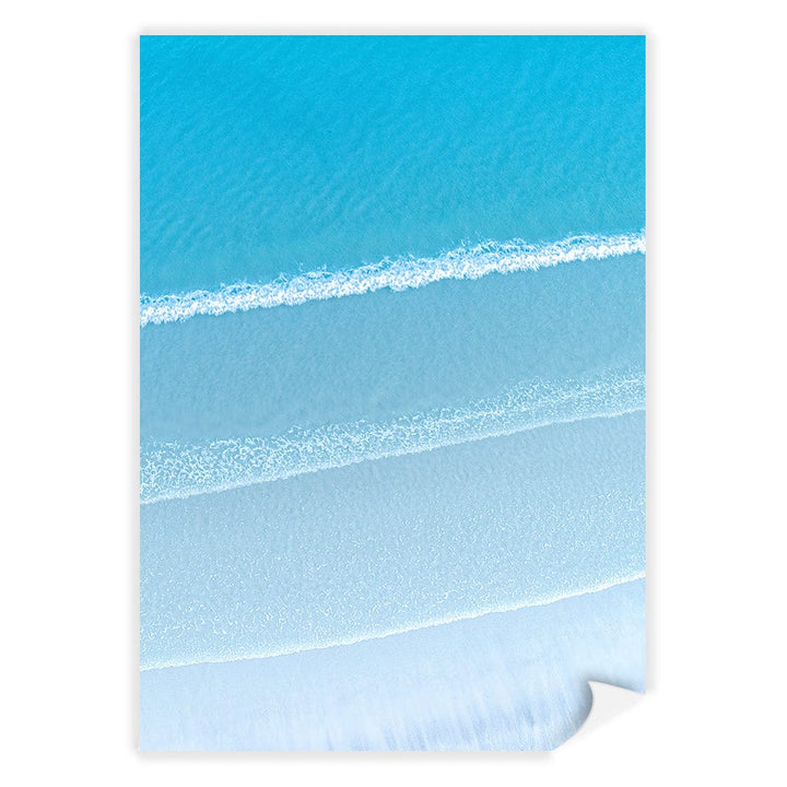 Aqua Blues 2 Callala Beach Wall Art Print A4 (21 x 29.7cm) / Print Only / No Border from our Australian Made Framed Wall Art, Prints & Posters collection by Profile Products (Australia) Pty Ltd