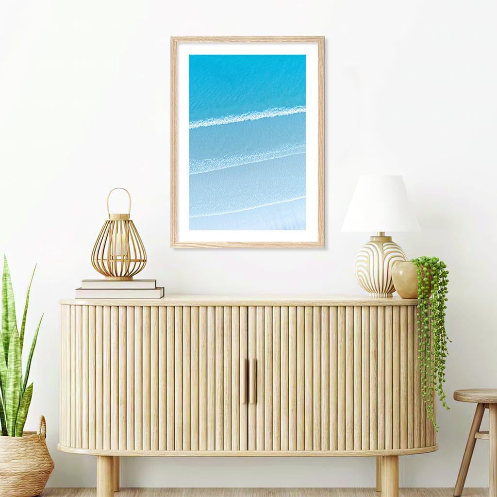 Aqua Blues 2 Callala Beach Wall Art Print from our Australian Made Framed Wall Art, Prints & Posters collection by Profile Products (Australia) Pty Ltd