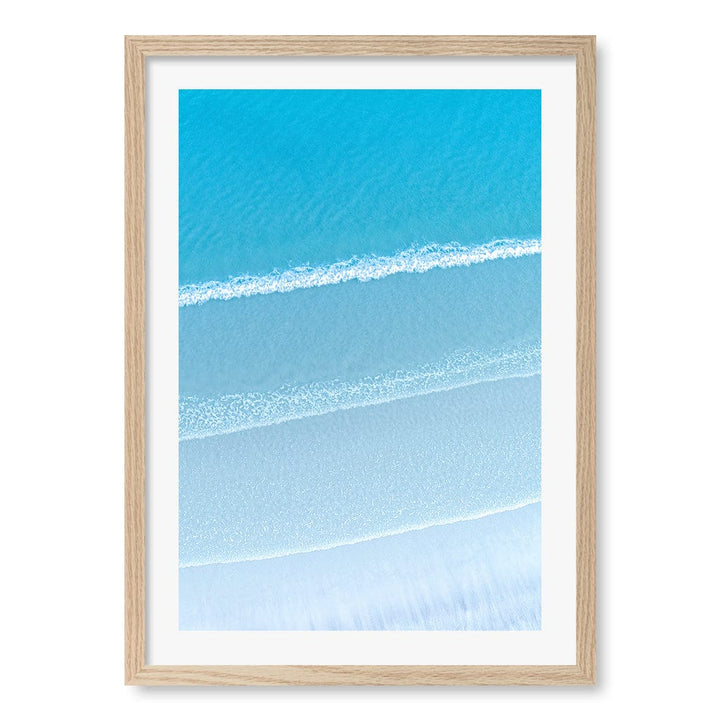 Aqua Blues 2 Callala Beach Wall Art Print from our Australian Made Framed Wall Art, Prints & Posters collection by Profile Products (Australia) Pty Ltd