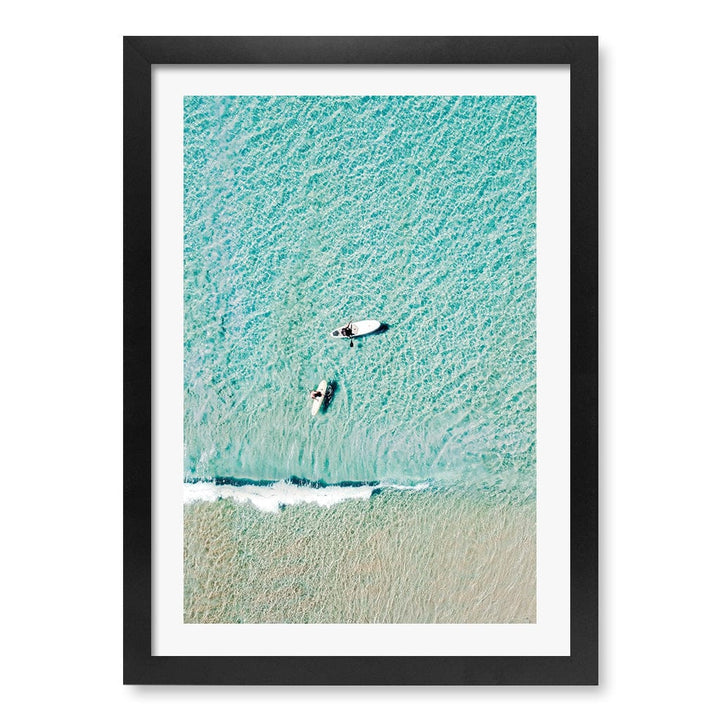 Aqua Boards Sunshine Coast Wall Art Print A3 (29.7 x 42cm) / Matte Black Frame / White Border from our Australian Made Framed Wall Art, Prints & Posters collection by Profile Products (Australia) Pty Ltd