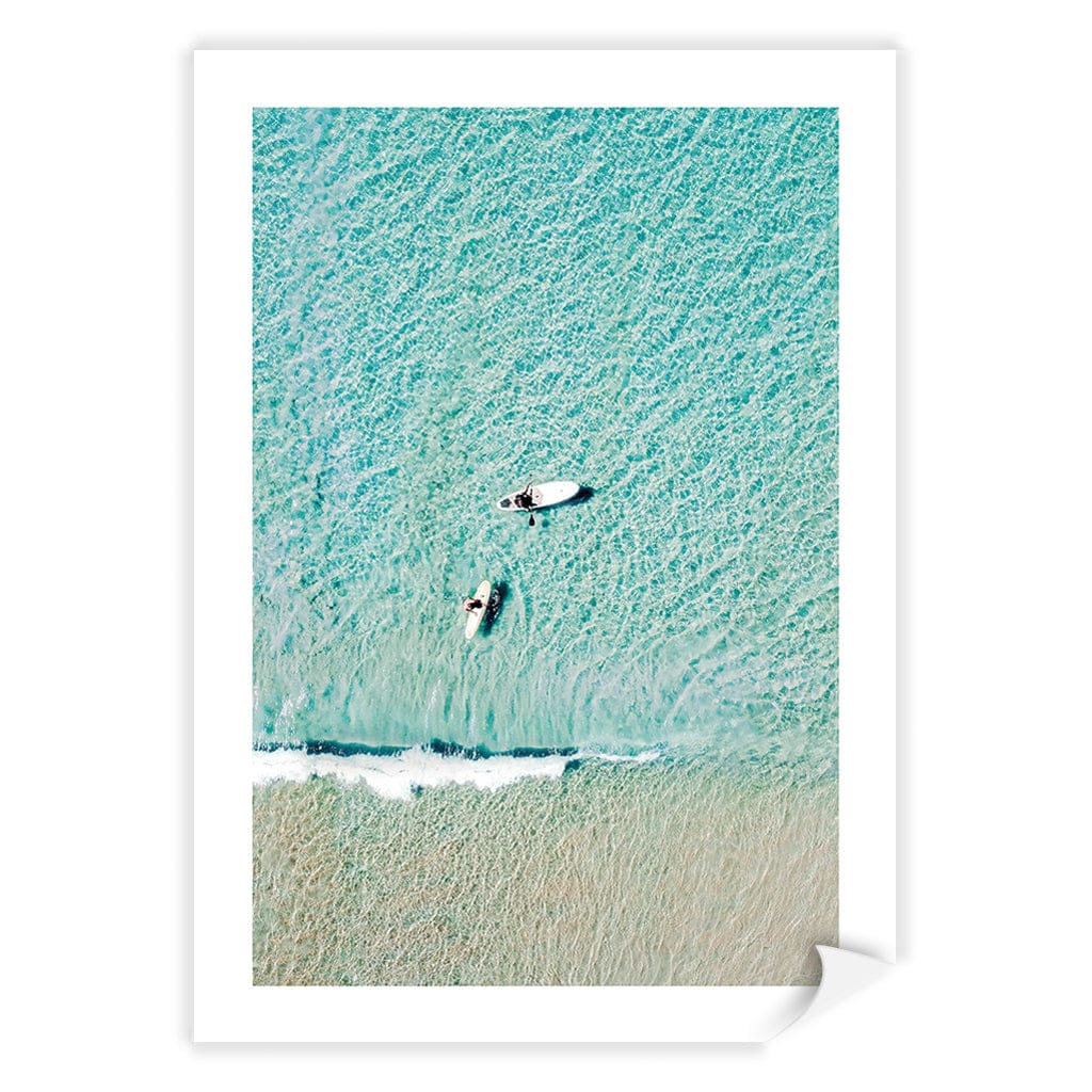 Aqua Boards Sunshine Coast Wall Art Print A4 (21 x 29.7cm) / Print Only / White Border from our Australian Made Framed Wall Art, Prints & Posters collection by Profile Products (Australia) Pty Ltd