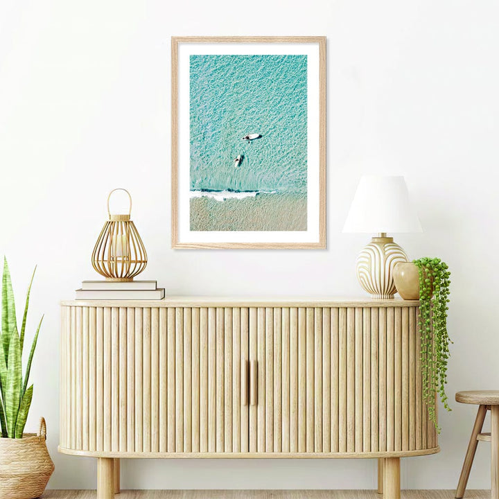 Aqua Boards Sunshine Coast Wall Art Print from our Australian Made Framed Wall Art, Prints & Posters collection by Profile Products (Australia) Pty Ltd
