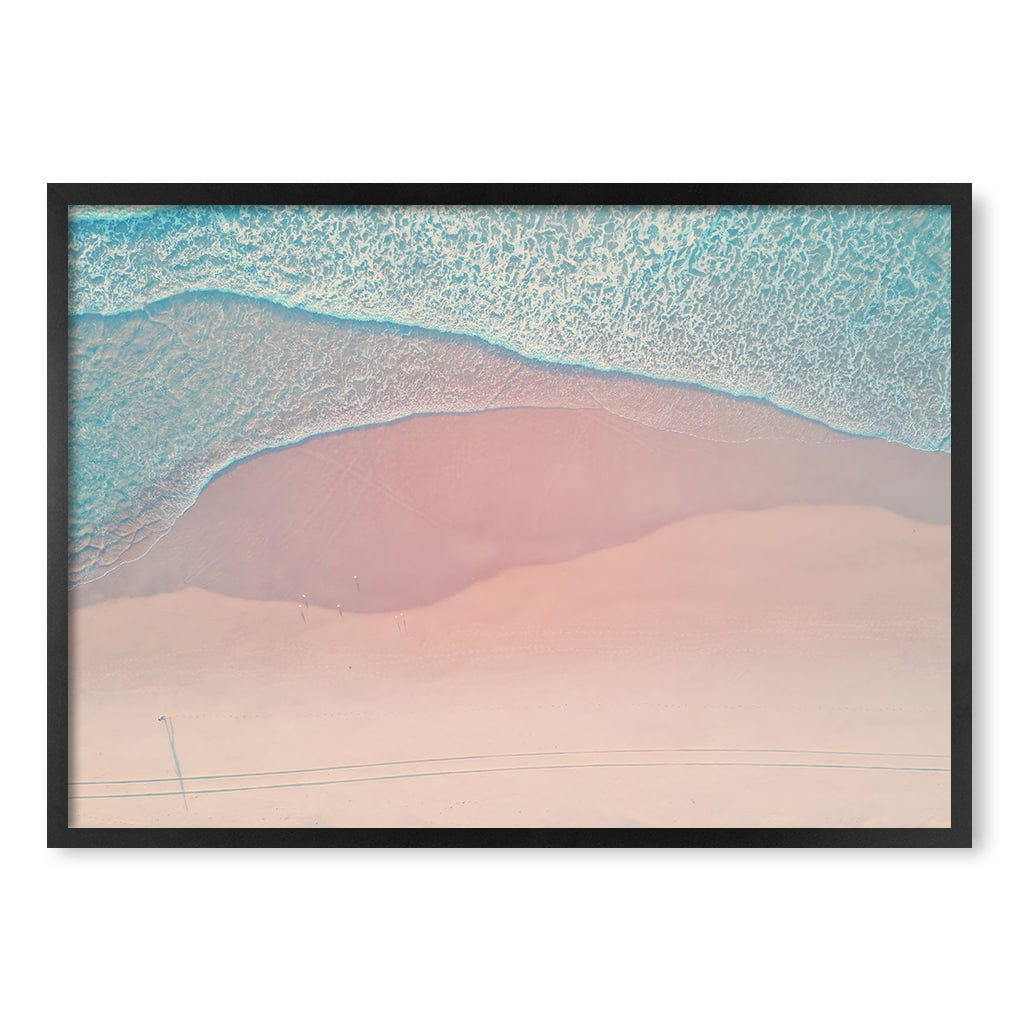 Aqua Sands 2 The Spit Wall Art Print A1 (59.4 x 84.1cm) / Matte Black Frame / No Border from our Australian Made Framed Wall Art, Prints & Posters collection by Profile Products (Australia) Pty Ltd