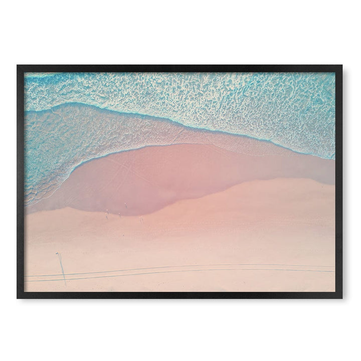 Aqua Sands 2 The Spit Wall Art Print A1 (59.4 x 84.1cm) / Matte Black Frame / No Border from our Australian Made Framed Wall Art, Prints & Posters collection by Profile Products (Australia) Pty Ltd