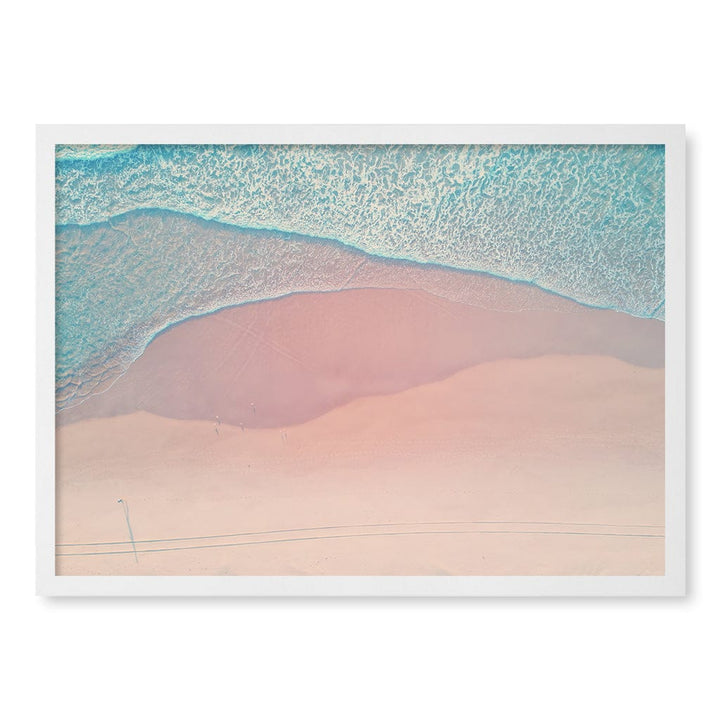 Aqua Sands 2 The Spit Wall Art Print A2 (42 x 59.4cm) / Matte White Frame / No Border from our Australian Made Framed Wall Art, Prints & Posters collection by Profile Products (Australia) Pty Ltd