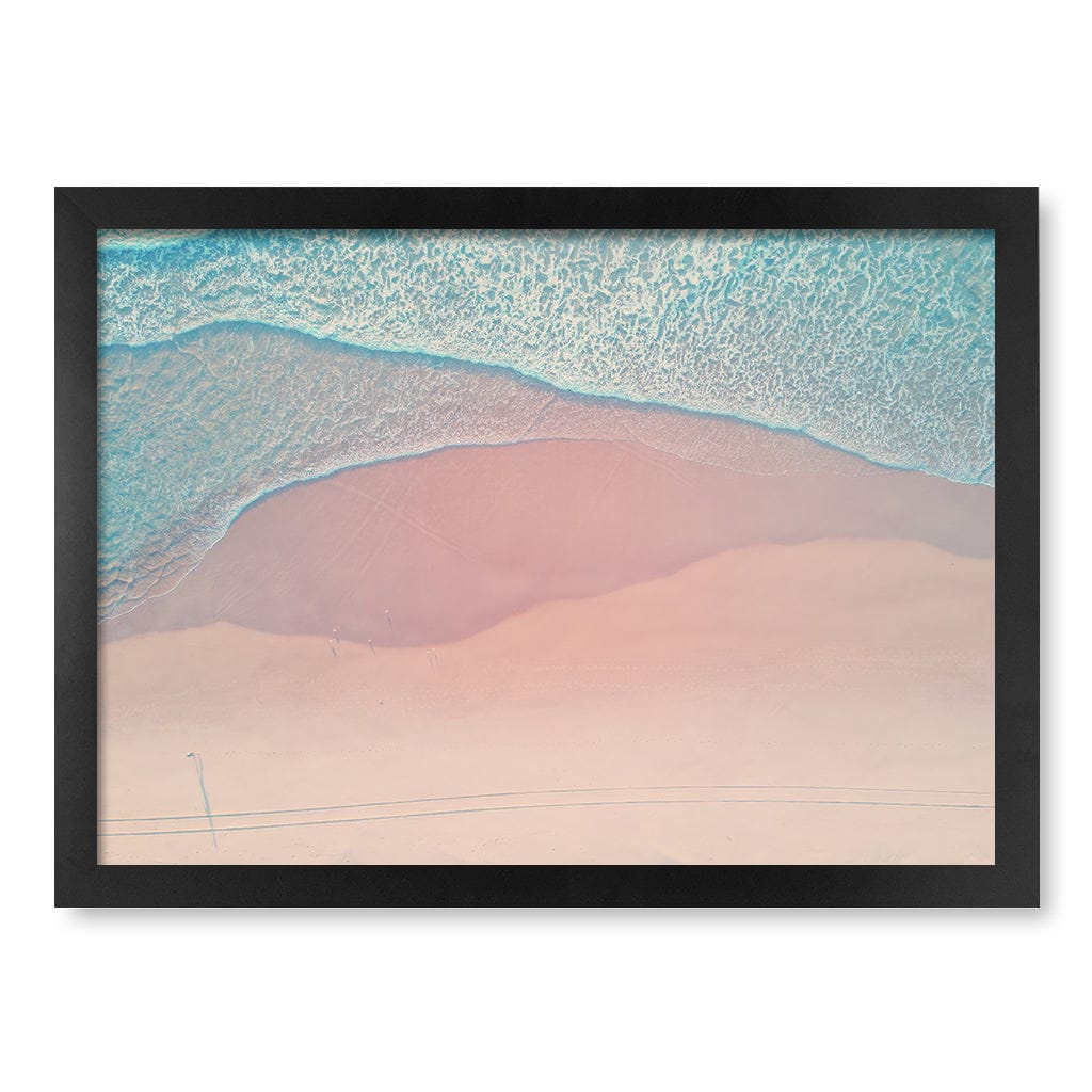Aqua Sands 2 The Spit Wall Art Print A3 (29.7 x 42cm) / Matte Black Frame / No Border from our Australian Made Framed Wall Art, Prints & Posters collection by Profile Products (Australia) Pty Ltd