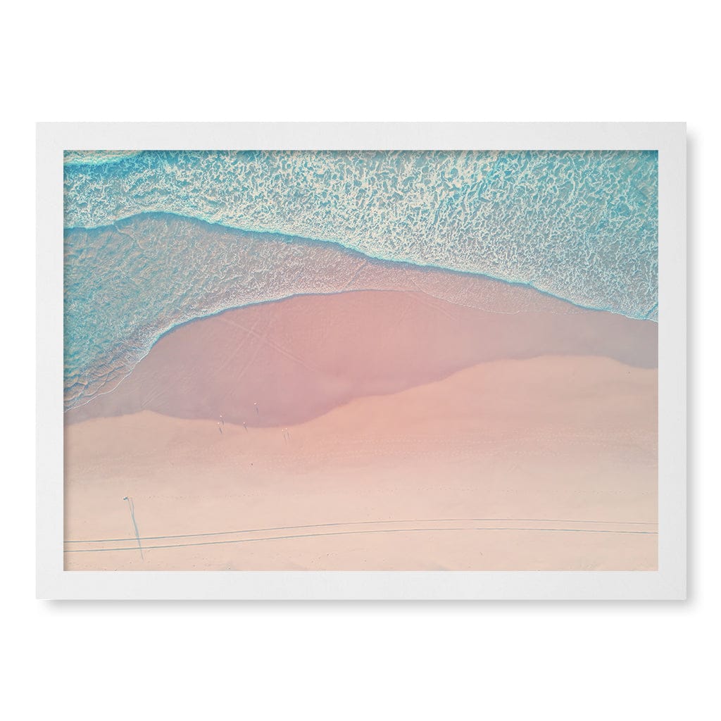 Aqua Sands 2 The Spit Wall Art Print A3 (29.7 x 42cm) / Matte White Frame / No Border from our Australian Made Framed Wall Art, Prints & Posters collection by Profile Products (Australia) Pty Ltd