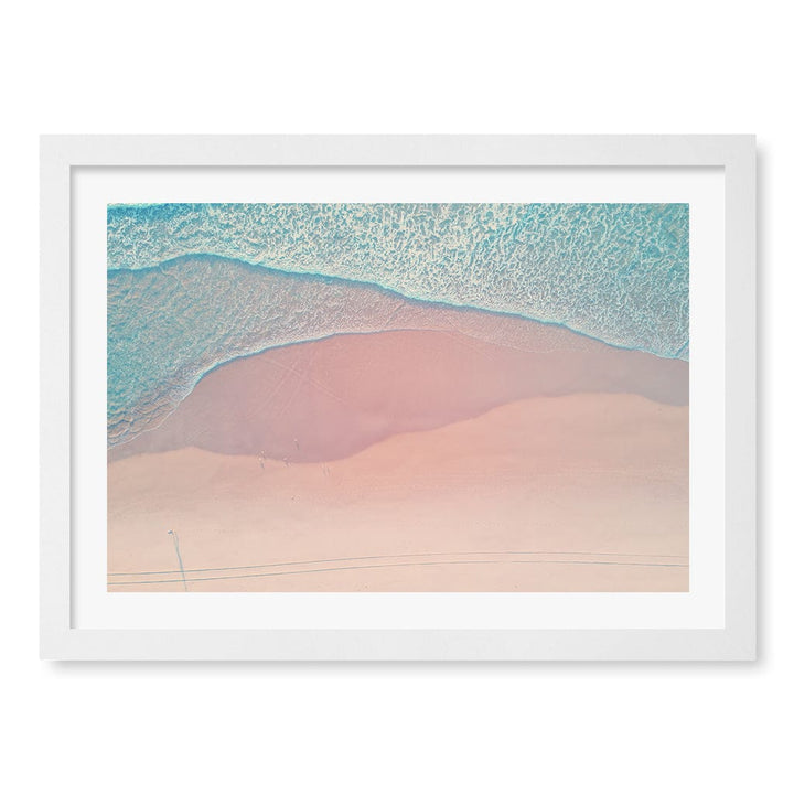 Aqua Sands 2 The Spit Wall Art Print A3 (29.7 x 42cm) / Matte White Frame / White Border from our Australian Made Framed Wall Art, Prints & Posters collection by Profile Products (Australia) Pty Ltd