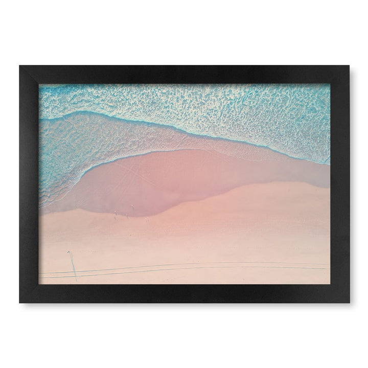 Aqua Sands 2 The Spit Wall Art Print A4 (21 x 29.7cm) / Matte Black Frame / No Border from our Australian Made Framed Wall Art, Prints & Posters collection by Profile Products (Australia) Pty Ltd