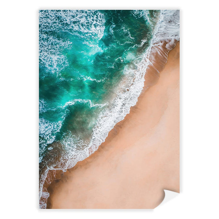 Aqua Sands 3 Wall Art Print A4 (21 x 29.7cm) / Print Only / No Border from our Australian Made Framed Wall Art, Prints & Posters collection by Profile Products (Australia) Pty Ltd