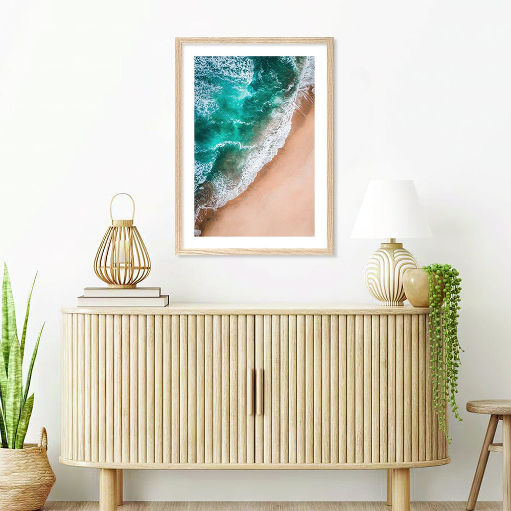 Aqua Sands 3 Wall Art Print from our Australian Made Framed Wall Art, Prints & Posters collection by Profile Products (Australia) Pty Ltd