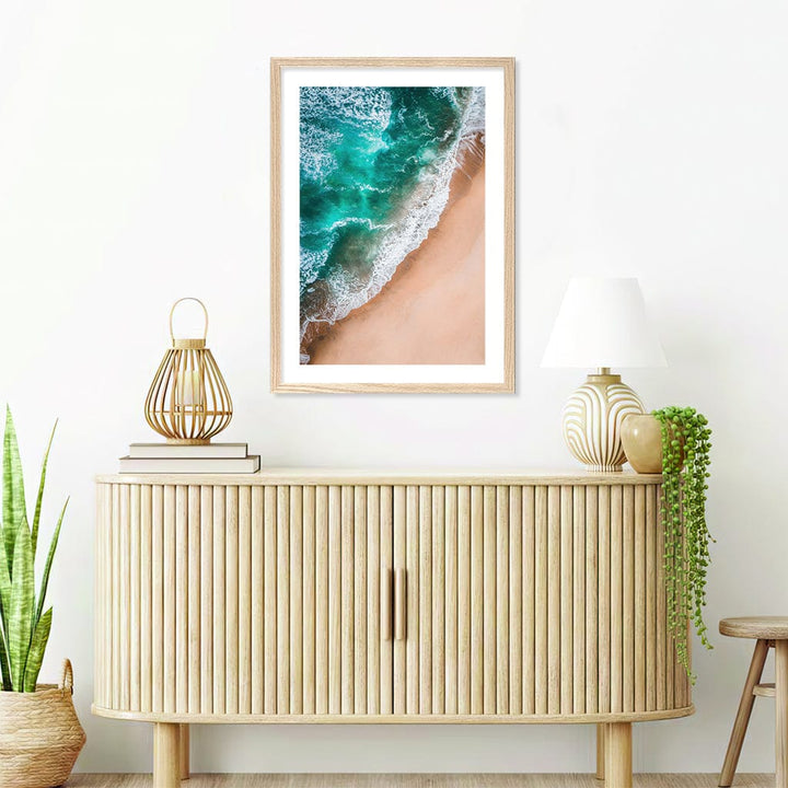 Aqua Sands 3 Wall Art Print from our Australian Made Framed Wall Art, Prints & Posters collection by Profile Products (Australia) Pty Ltd