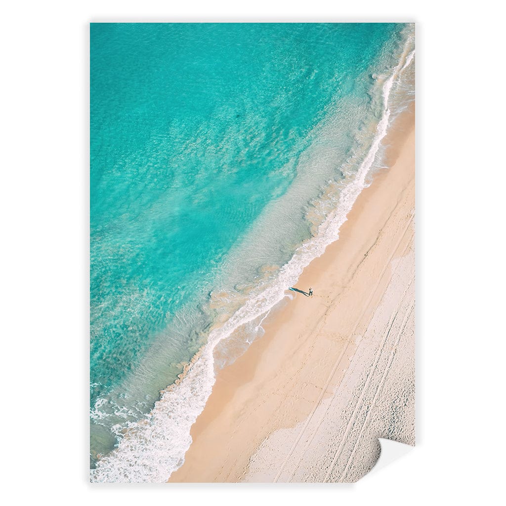 Aqua Sands 4 Cronulla Beach Wall Art Print A4 (21 x 29.7cm) / Print Only / No Border from our Australian Made Framed Wall Art, Prints & Posters collection by Profile Products (Australia) Pty Ltd