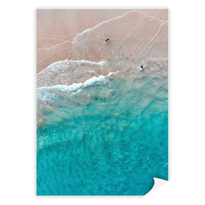 Aqua Sands 5 Main Beach Wall Art Print A4 (21 x 29.7cm) / Print Only / No Border from our Australian Made Framed Wall Art, Prints & Posters collection by Profile Products (Australia) Pty Ltd
