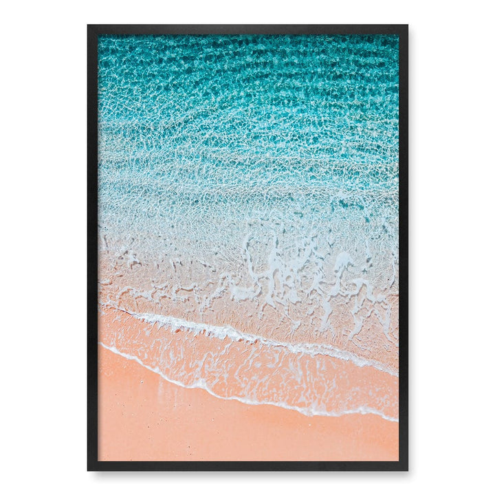 Aqua Sands 6 Sunshine Coast Wall Art Print A1 (59.4 x 84.1cm) / Matte Black Frame / No Border from our Australian Made Framed Wall Art, Prints & Posters collection by Profile Products (Australia) Pty Ltd