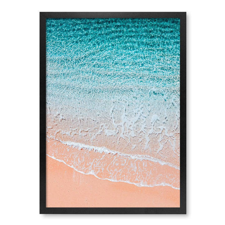 Aqua Sands 6 Sunshine Coast Wall Art Print A2 (42 x 59.4cm) / Matte Black Frame / No Border from our Australian Made Framed Wall Art, Prints & Posters collection by Profile Products (Australia) Pty Ltd