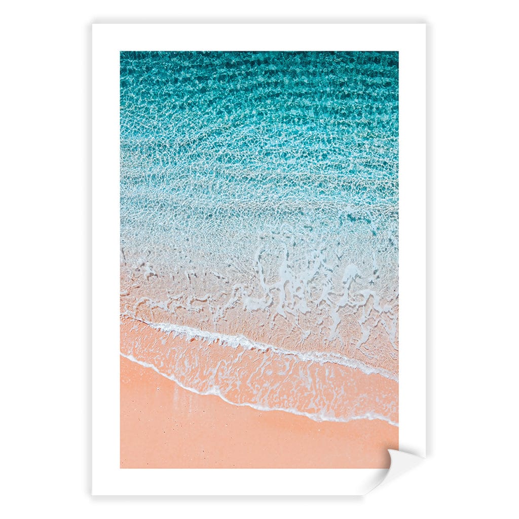 Aqua Sands 6 Sunshine Coast Wall Art Print A4 (21 x 29.7cm) / Print Only / White Border from our Australian Made Framed Wall Art, Prints & Posters collection by Profile Products (Australia) Pty Ltd