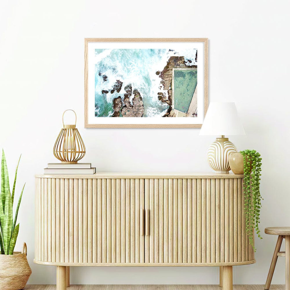 Avalon Ocean Pool Wall Art Print from our Australian Made Framed Wall Art, Prints & Posters collection by Profile Products (Australia) Pty Ltd