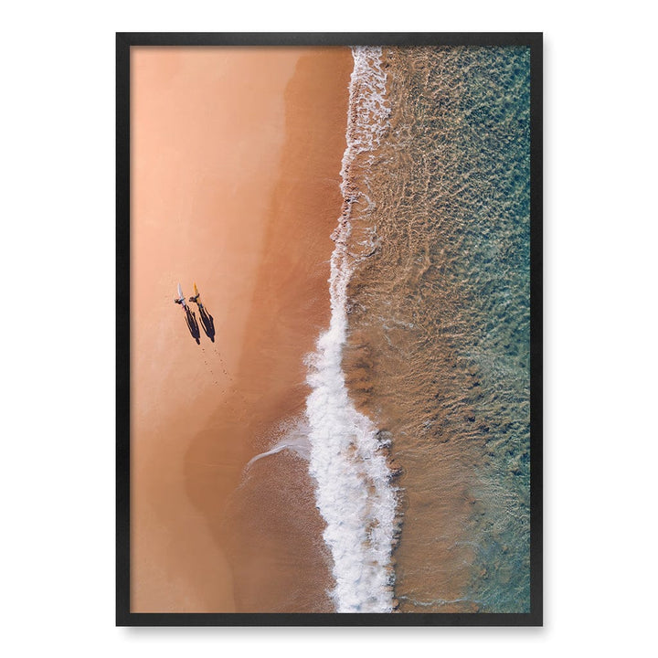 Avalon Sands Wall Art Print A1 (59.4 x 84.1cm) / Matte Black Frame / No Border from our Australian Made Framed Wall Art, Prints & Posters collection by Profile Products (Australia) Pty Ltd