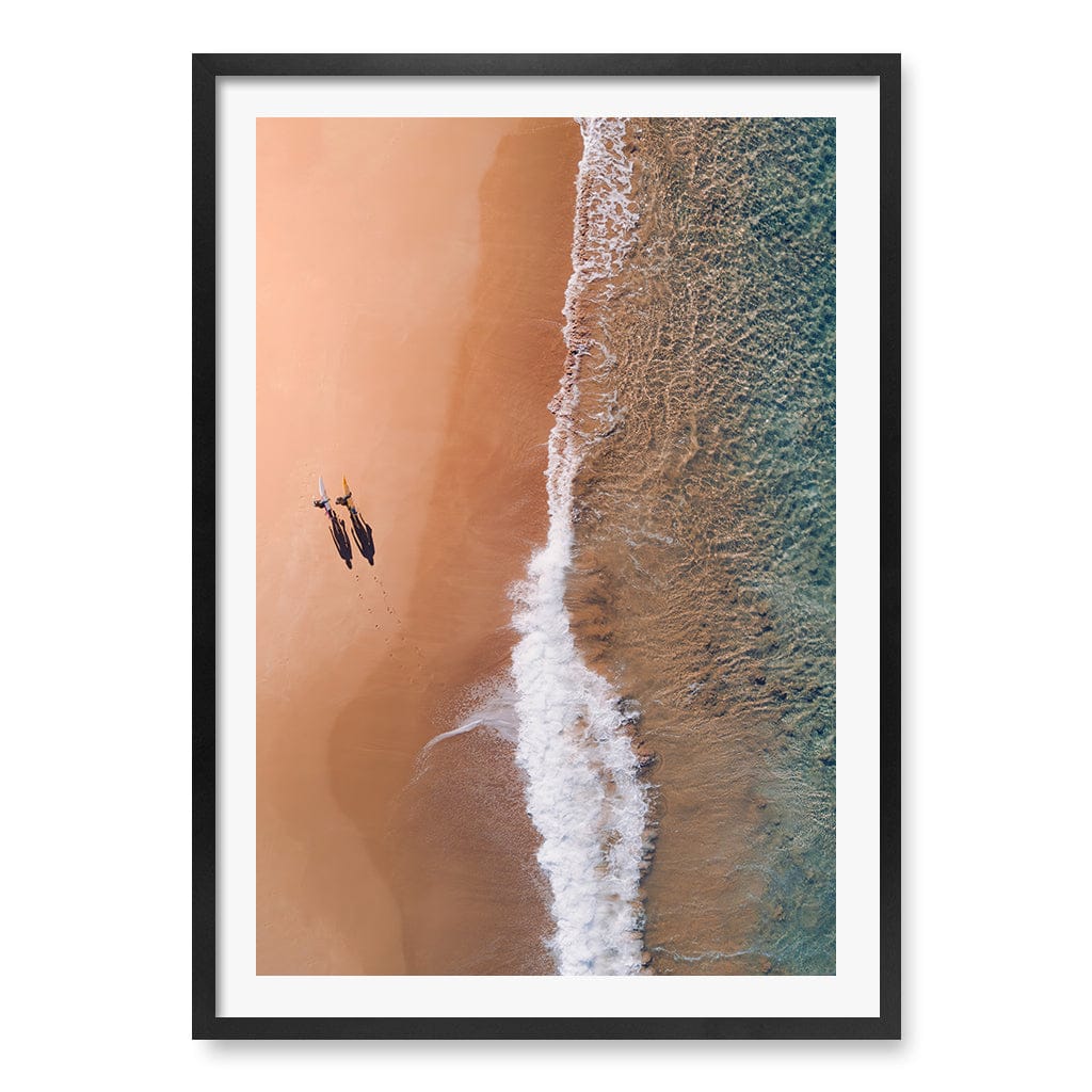 Avalon Sands Wall Art Print A1 (59.4 x 84.1cm) / Matte Black Frame / White Border from our Australian Made Framed Wall Art, Prints & Posters collection by Profile Products (Australia) Pty Ltd