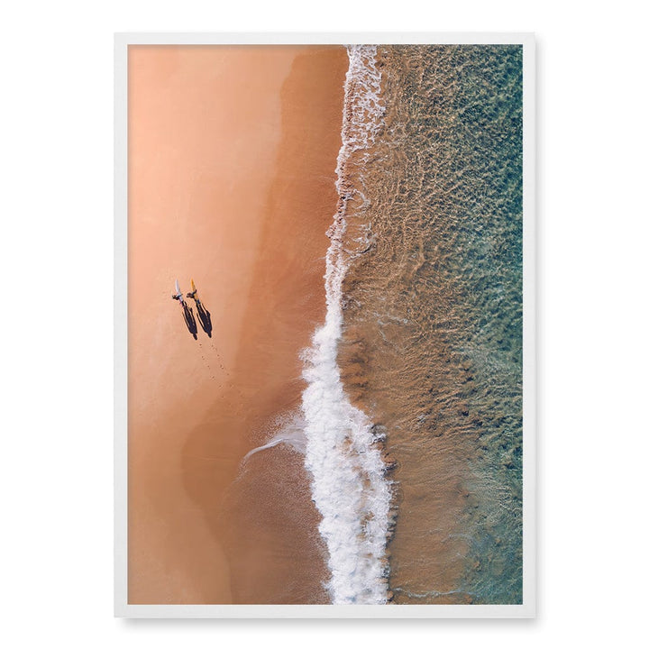Avalon Sands Wall Art Print A1 (59.4 x 84.1cm) / Matte White Frame / No Border from our Australian Made Framed Wall Art, Prints & Posters collection by Profile Products (Australia) Pty Ltd