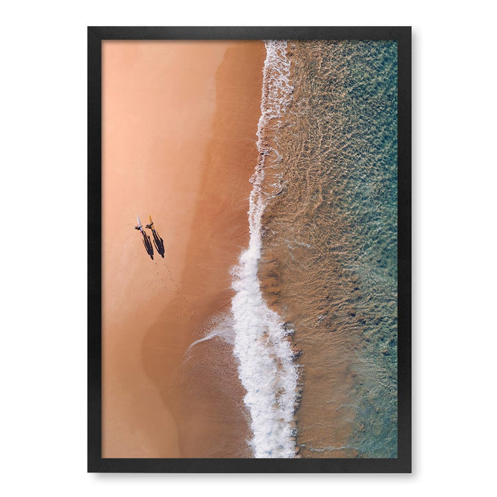 Avalon Sands Wall Art Print A2 (42 x 59.4cm) / Matte Black Frame / No Border from our Australian Made Framed Wall Art, Prints & Posters collection by Profile Products (Australia) Pty Ltd