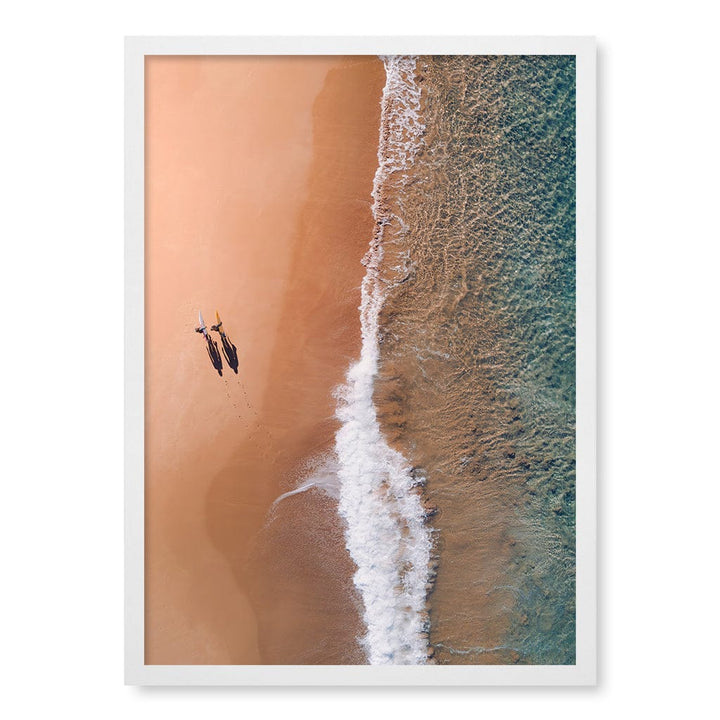 Avalon Sands Wall Art Print A2 (42 x 59.4cm) / Matte White Frame / No Border from our Australian Made Framed Wall Art, Prints & Posters collection by Profile Products (Australia) Pty Ltd