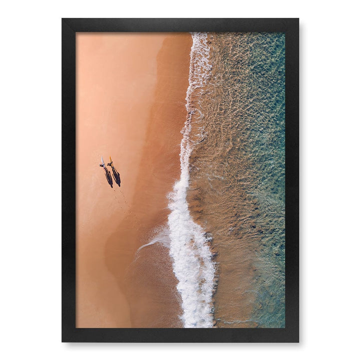 Avalon Sands Wall Art Print A3 (29.7 x 42cm) / Matte Black Frame / No Border from our Australian Made Framed Wall Art, Prints & Posters collection by Profile Products (Australia) Pty Ltd