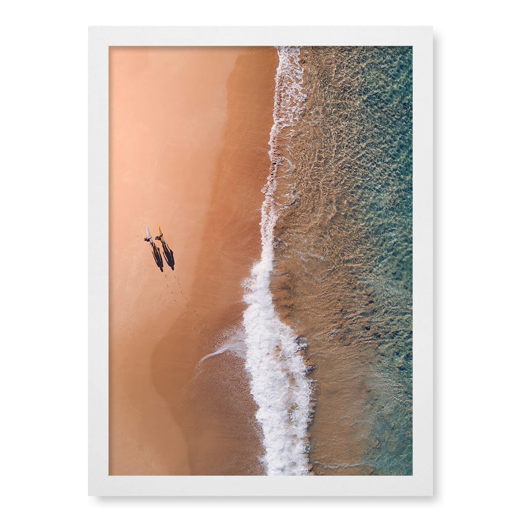 Avalon Sands Wall Art Print A3 (29.7 x 42cm) / Matte White Frame / No Border from our Australian Made Framed Wall Art, Prints & Posters collection by Profile Products (Australia) Pty Ltd
