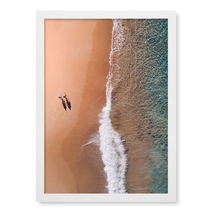 Avalon Sands Wall Art Print A3 (29.7 x 42cm) / Matte White Frame / No Border from our Australian Made Framed Wall Art, Prints & Posters collection by Profile Products (Australia) Pty Ltd