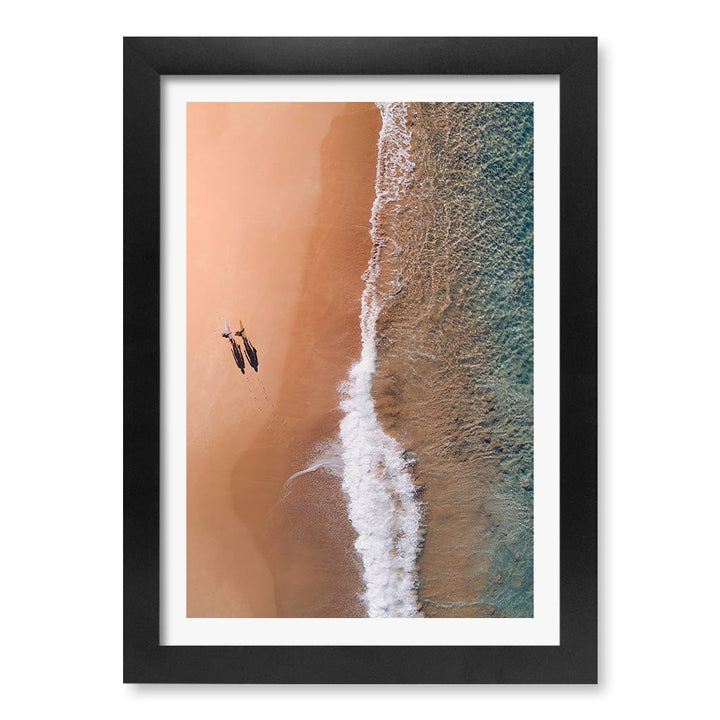 Avalon Sands Wall Art Print A4 (21 x 29.7cm) / Matte Black Frame / White Border from our Australian Made Framed Wall Art, Prints & Posters collection by Profile Products (Australia) Pty Ltd
