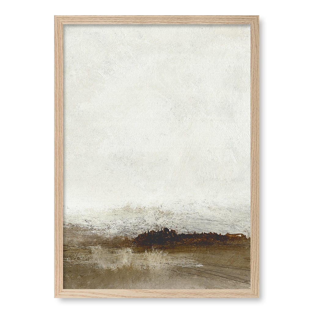Away From Hear 2 Abstract Wall Art Print by Dan Hobday A4 (21 x 29.7cm) / Natural Oak Frame / No Border from our Australian Made Framed Wall Art, Prints & Posters collection by Profile Products (Australia) Pty Ltd