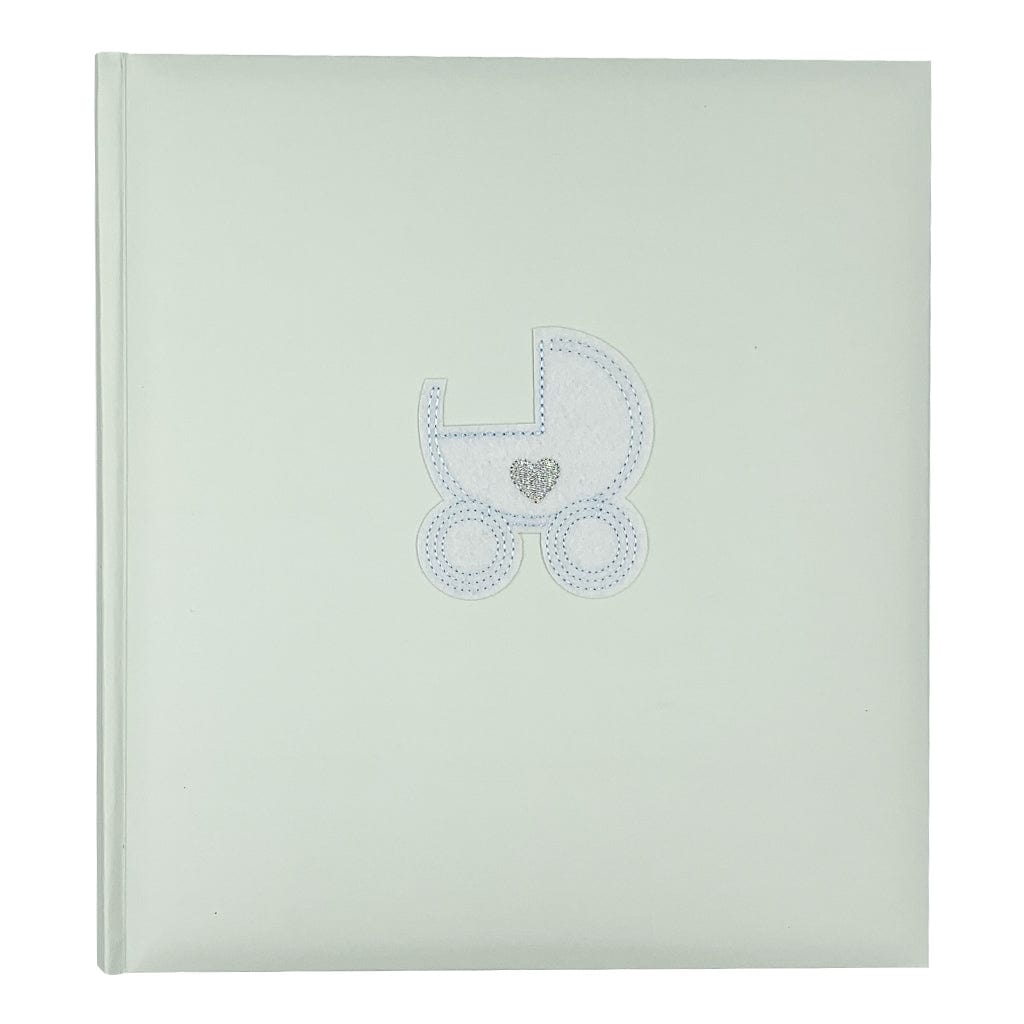 Baby Pram Blue Drymount Photo Album from our Photo Albums collection by Profile Products (Australia) Pty Ltd