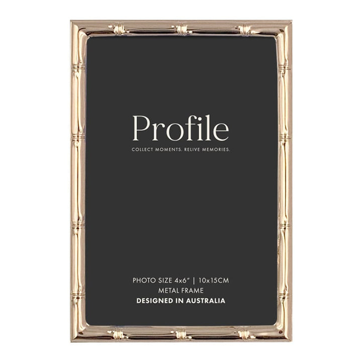 Bamboo Rose Gold Metal Frame Value Pack 4x6 (2 pack bundle) from our Metal Photo Frames collection by Profile Products (Australia) Pty Ltd