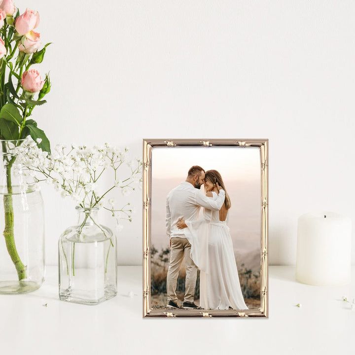 Bamboo Rose Gold Metal Frame Value Pack 4x6 (2 pack bundle) from our Metal Photo Frames collection by Profile Products (Australia) Pty Ltd