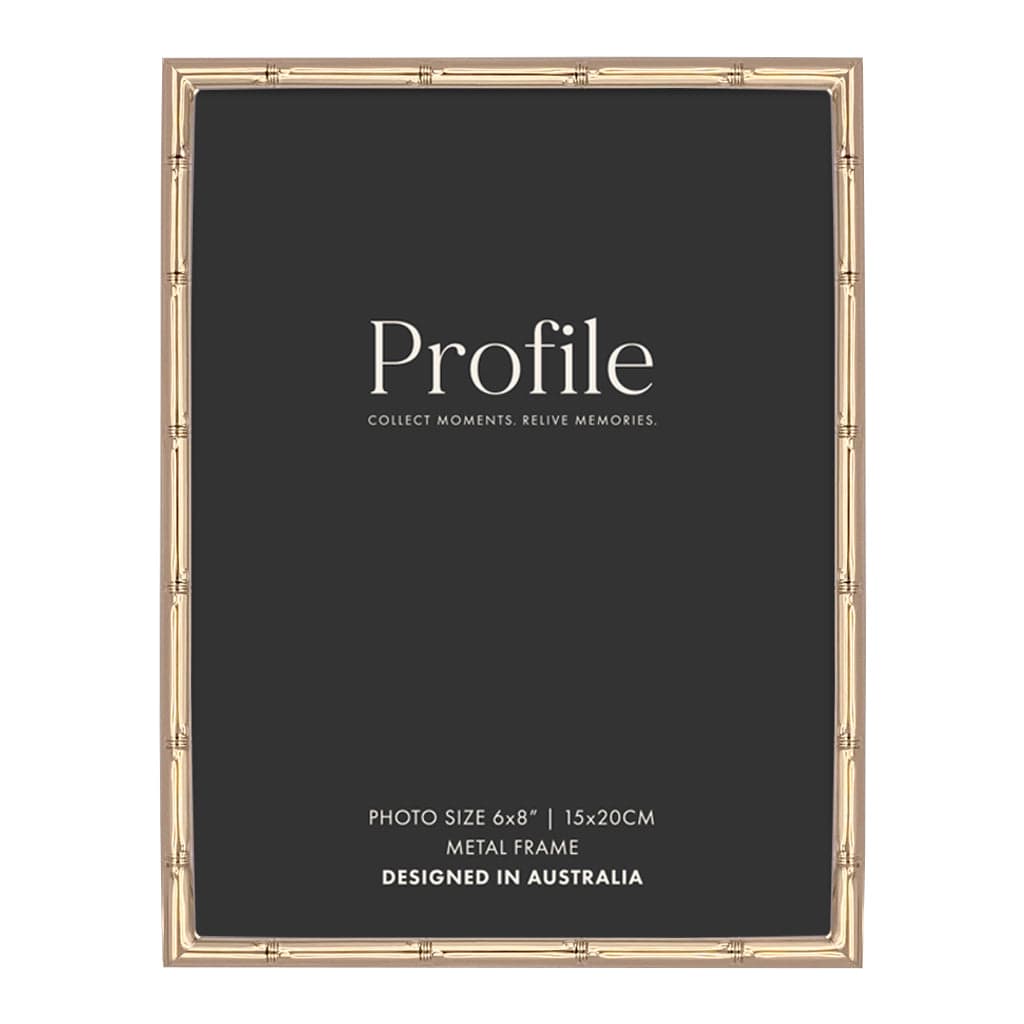 Bamboo Rose Gold Metal Frame Value Pack 6x8 (2 pack bundle) from our Metal Photo Frames collection by Profile Products (Australia) Pty Ltd