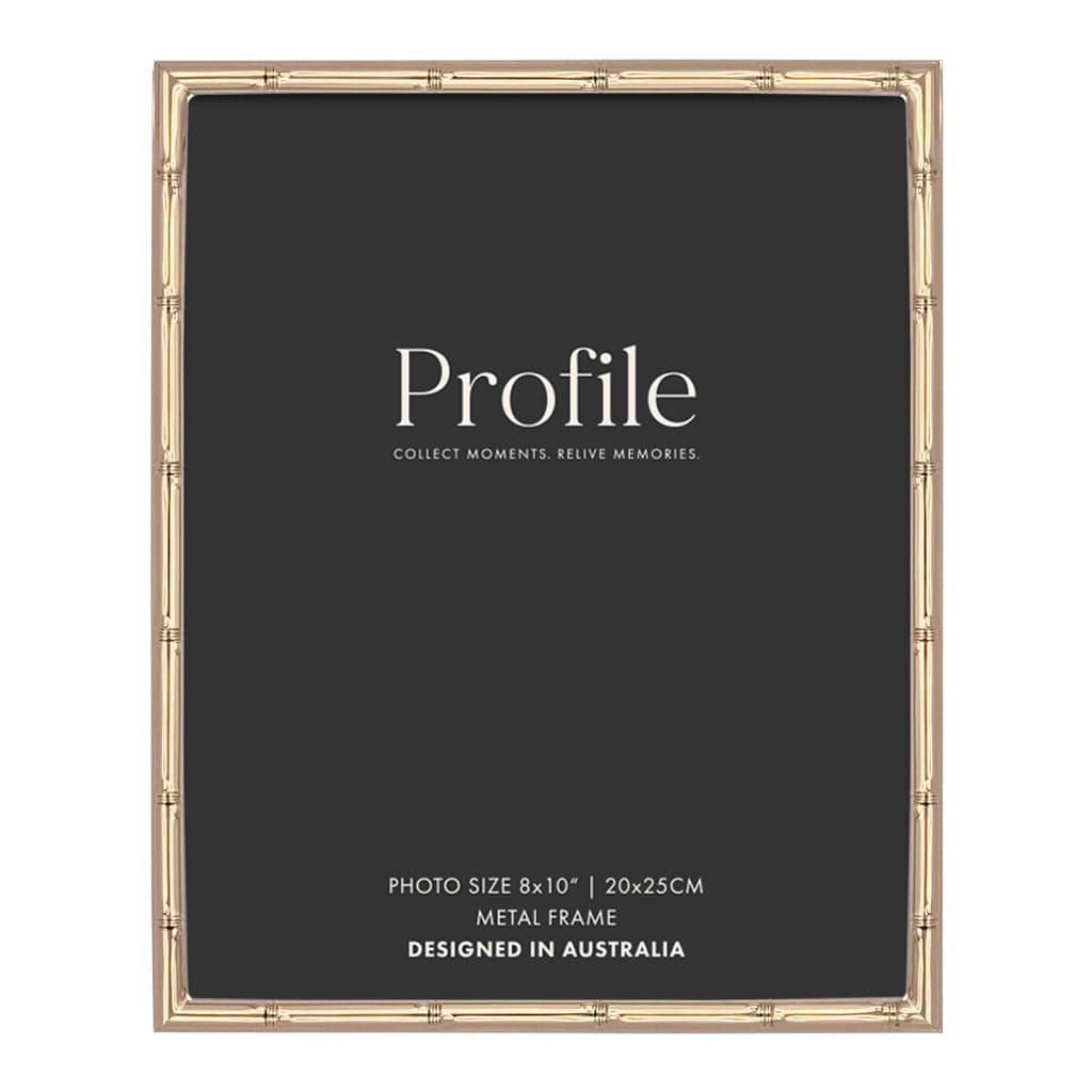 Bamboo Rose Gold Metal Frame Value Pack 8x10 (2 pack bundle) from our Metal Photo Frames collection by Profile Products (Australia) Pty Ltd