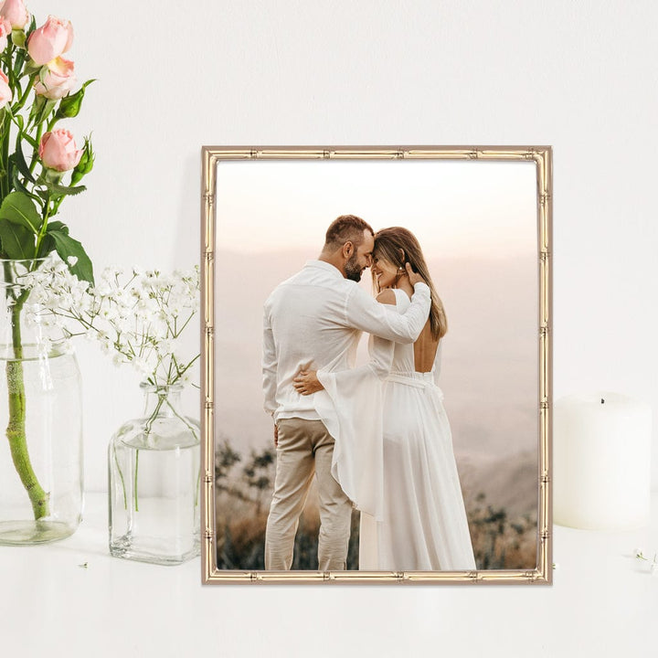 Bamboo Rose Gold Metal Frame Value Pack 8x10 (2 pack bundle) from our Metal Photo Frames collection by Profile Products (Australia) Pty Ltd