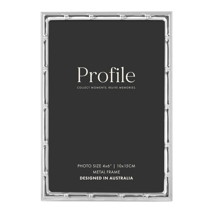 Bamboo Silver Metal Frame Value Pack 4x6 (2 pack bundle) from our Metal Photo Frames collection by Profile Products (Australia) Pty Ltd