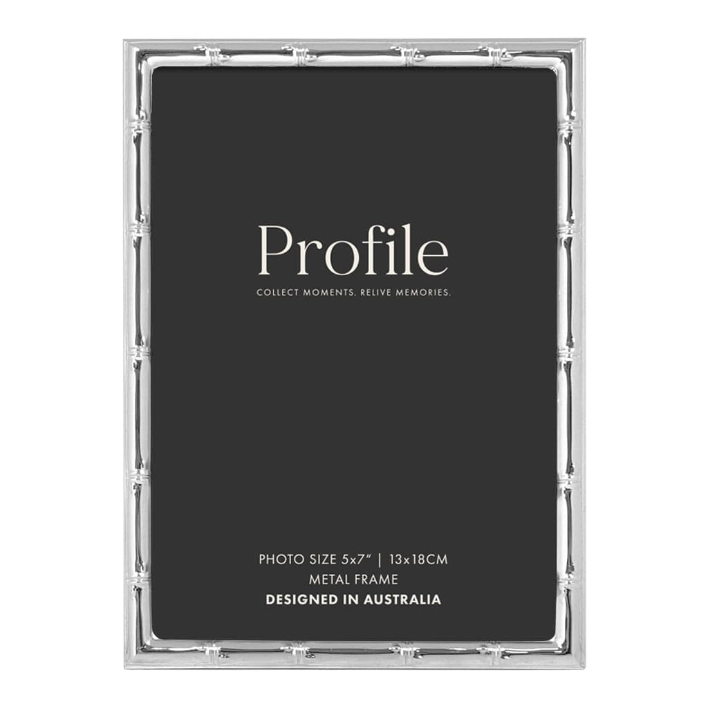 Bamboo Silver Metal Frame Value Pack 5x7 (2 pack bundle) from our Metal Photo Frames collection by Profile Products (Australia) Pty Ltd