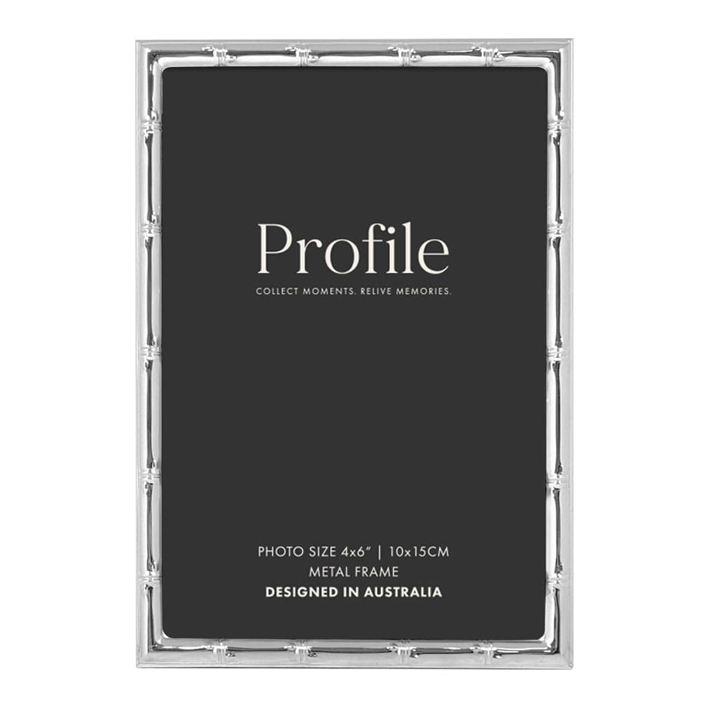 Bamboo Silver Metal Photo Frame from our Metal Photo Frames collection by Profile Products Australia
