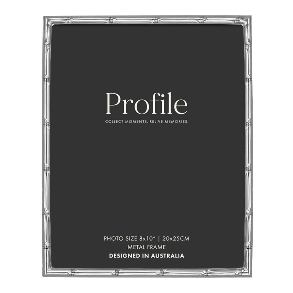 Bamboo Silver Metal Photo Frame from our Metal Photo Frames collection by Profile Products Australia