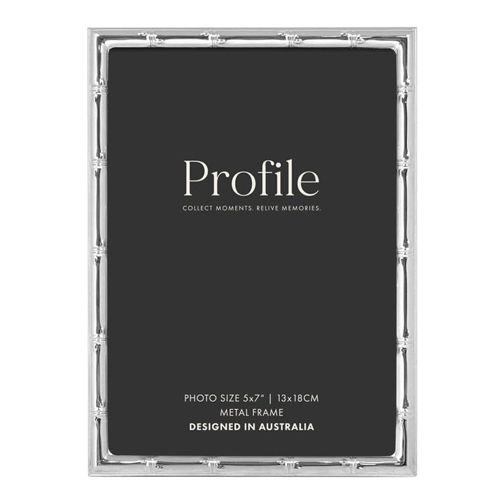 Bamboo Silver Metal Photo Frame from our Metal Photo Frames collection by Profile Products Australia