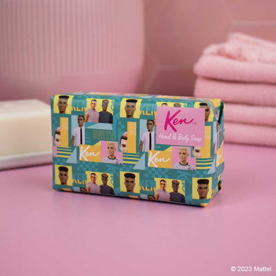 Barbie™, Ken™ Bergamot and Cedar Hand Soap Bar from our Luxury Bar Soap collection by The English Soap Company