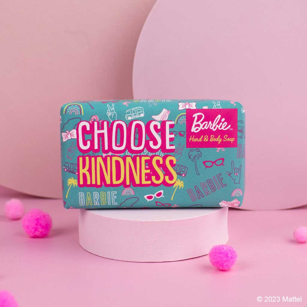 Barbie™ Rhubarb Punch Hand Soap Bar from our Luxury Bar Soap collection by The English Soap Company