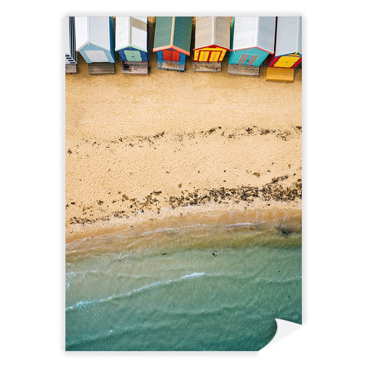 Beach Box Sands Wall Art Print A4 (21 x 29.7cm) / Print Only / No Border from our Australian Made Framed Wall Art, Prints & Posters collection by Profile Products (Australia) Pty Ltd