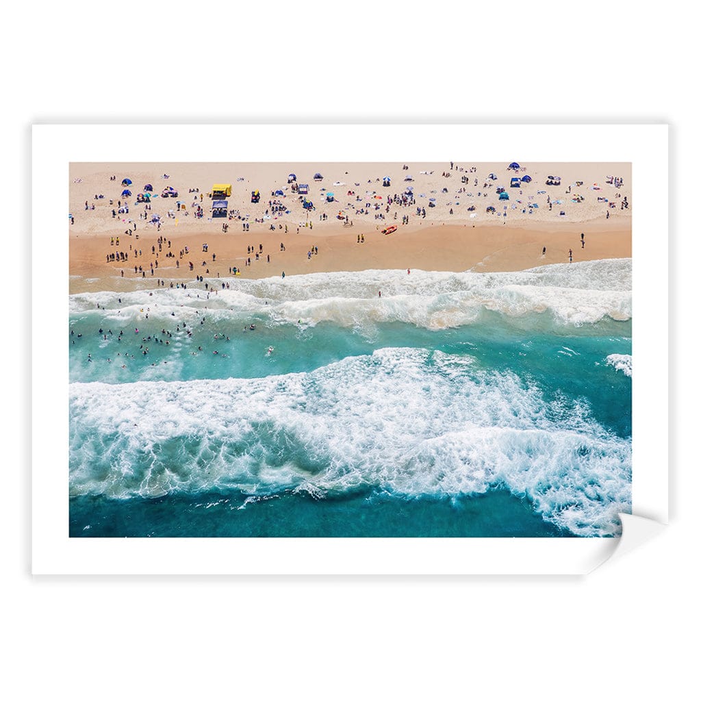 Beach Life 1 Wall Art Print A4 (21 x 29.7cm) / Print Only / White Border from our Australian Made Framed Wall Art, Prints & Posters collection by Profile Products (Australia) Pty Ltd