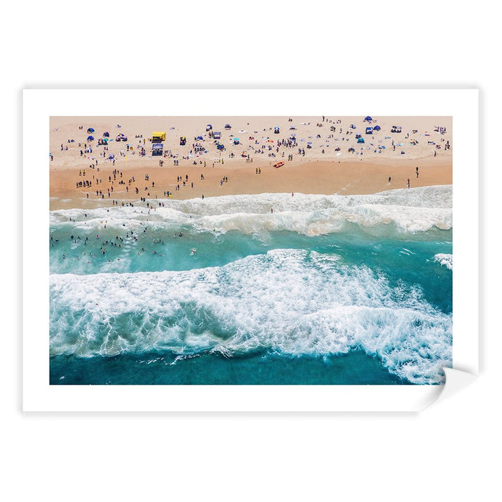 Beach Life 1 Wall Art Print A4 (21 x 29.7cm) / Print Only / White Border from our Australian Made Framed Wall Art, Prints & Posters collection by Profile Products (Australia) Pty Ltd