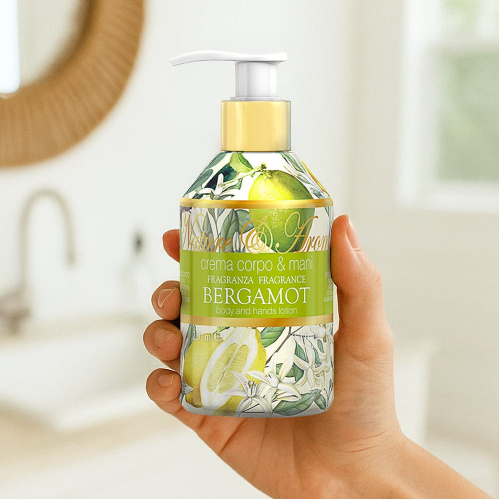 Bergamot Hand & Body Lotion – Nature & Arome - 250ml from our Body & Bath collection by Rudy Profumi